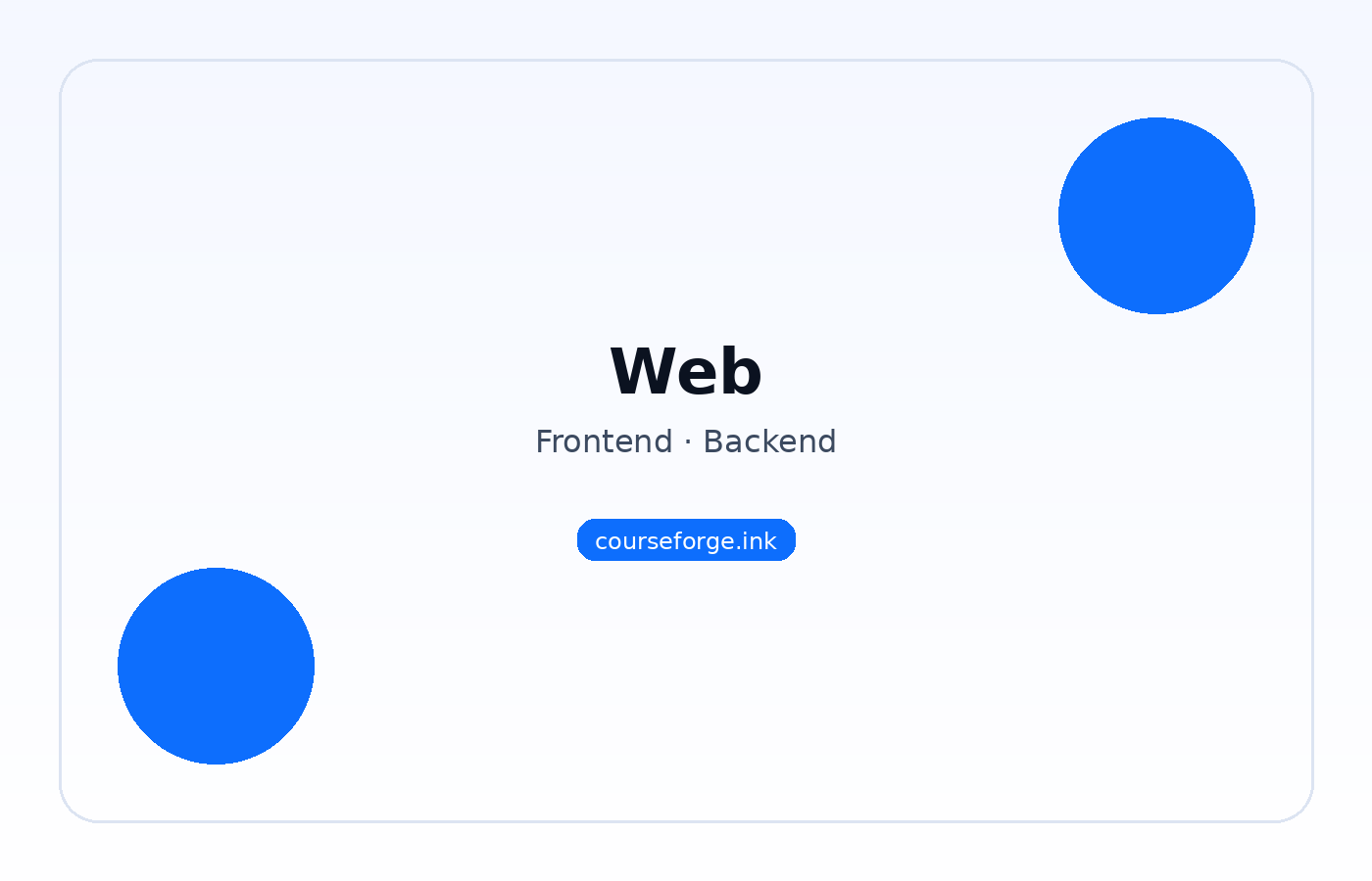 Web-Entwicklung Kurse
