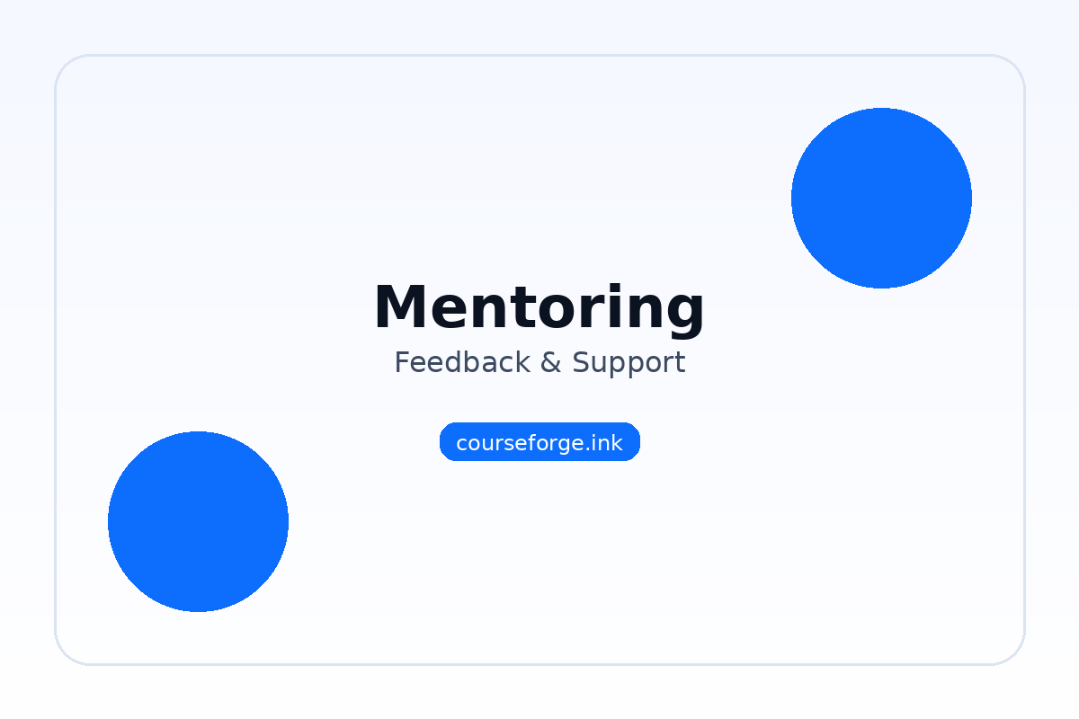 Mentoring und Unterstützung